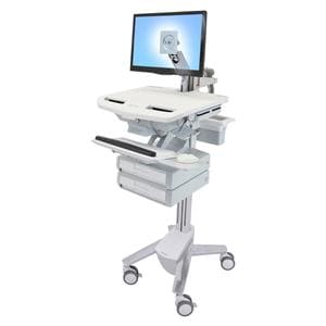 StyleView Medication Delivery Cart Plastic With LCD Arm Ea