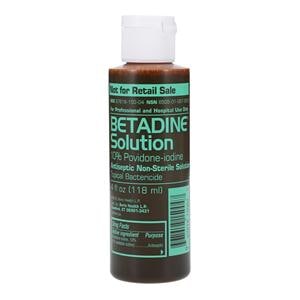 Betadine Prep Solution 4 oz Flip Top Bottle Ea, 36 EA/CA