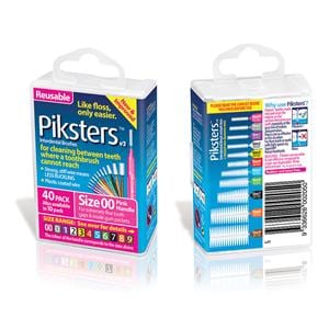 Piksters Interdental Brush Size 00 Pink 40/Bx