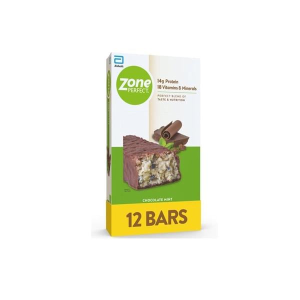 Zone Perfect Nutritional Bar Chocolate Mint Bag-In-Box 12/Bx