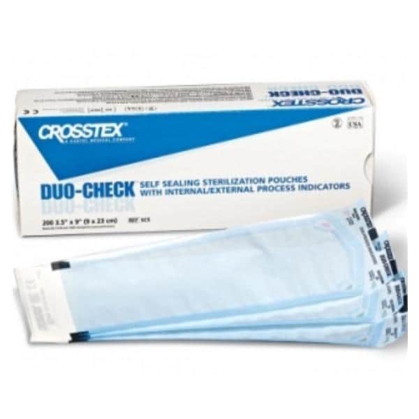 Duo Check Heat Seal Pouch 6 in x 10 in 2000/Ca