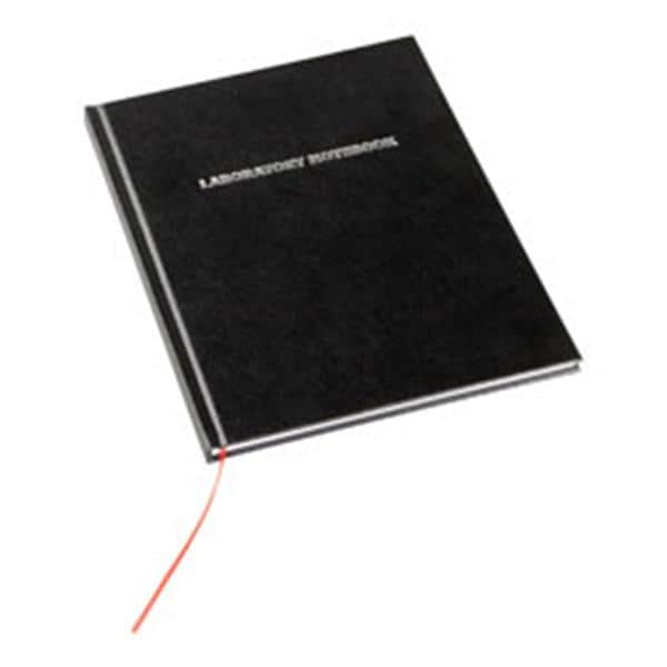 Laboratory Notebook Black 12/Ca
