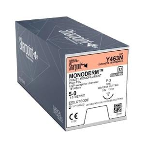 Monoderm Suture 5-0 18" Glycolide Monofilament Violet 12/Bx