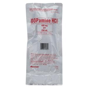 Dopamine HCl in 5% Dextrose Injection 400mg/Bag 1600mcg/mL Bag 250mL 18/Ca