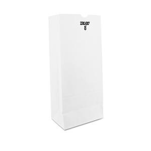 Bag Grocery Paper 4x6x12 White 500/Pk 500/Pk