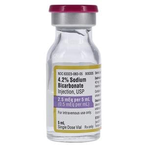 Sodium Bicarbonate 4.2% Injection SDV 5mL 25/Bx