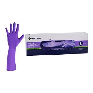 Purple MAX Nitrile Exam Gloves Large Purple Non-Sterile
