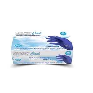 SkinTX Nitrile Exam Gloves Small Blue Non-Sterile