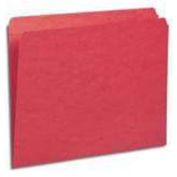 Top Tab File Folder Letter Size Red 500/Ca