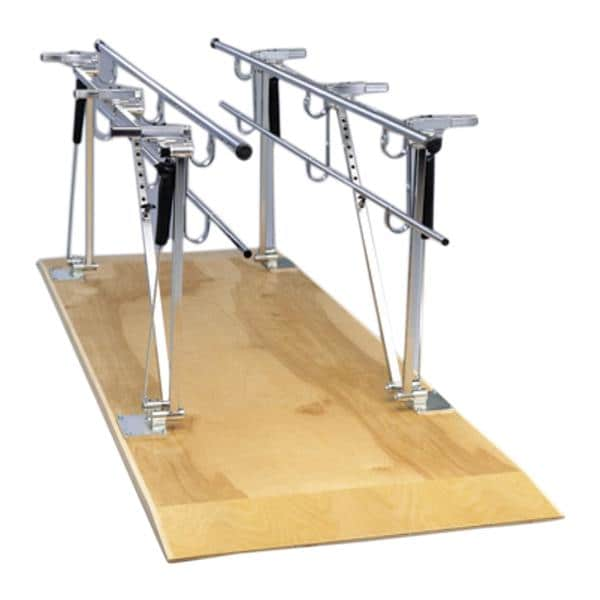 Deluxe Parallel Bars 7' Silver