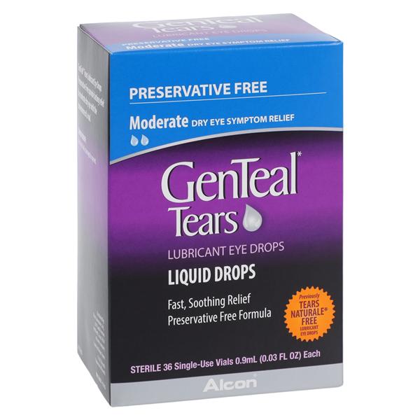 GenTeal Tears PF Lubricant Drops Preservative Free Moderate 36/Ct, 24 CR/CA