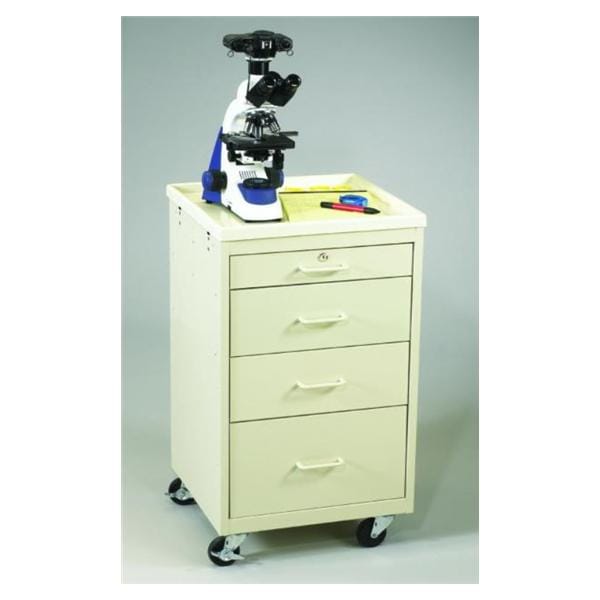 Value Series Medical Cart 34-1/2x18x18-1/2" (4) Caster (4) Drawer Lock