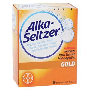 Alka-Seltzer Gold Aspirin-Free 36/Bx