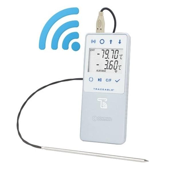 TraceableLive Data Logging Thermometer ABS Plastic -90 to 105°C Ea