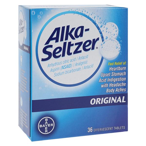 Alka-Seltzer 325mg Original 36/Bx