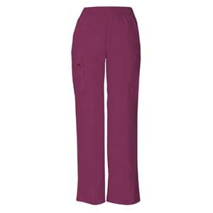 Dickies Scrub Pant Cotton / Polyester 5 Pockets Medium Wine Womens Ea