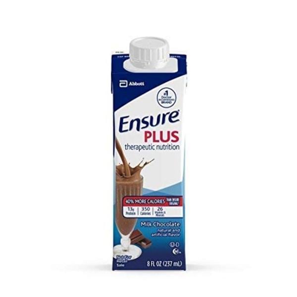 Ensure Plus Nutritional Shake Chocolate 8oz Carton 24/Ca