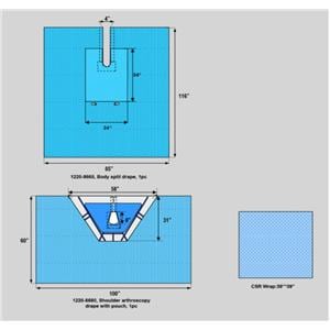 Arthroscopy Pack Body Split Drape