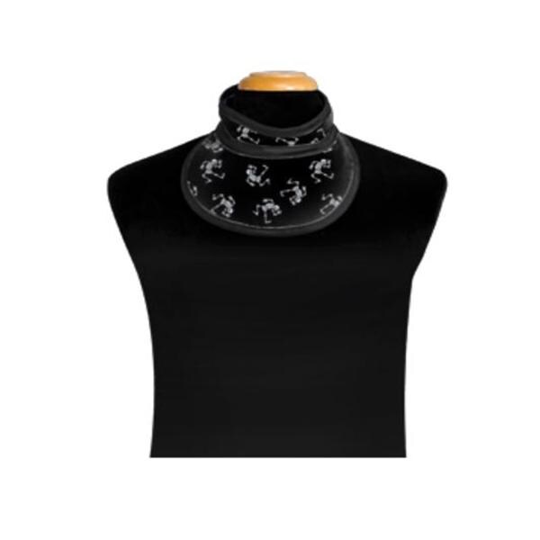 Bib Collar Skulls .50mm With Buckle Closure Ea