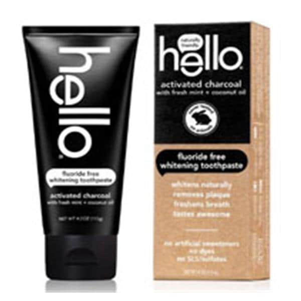 Hello Charcoal Whitening Toothpaste Adult 4 oz Fresh Mint 12/Ca