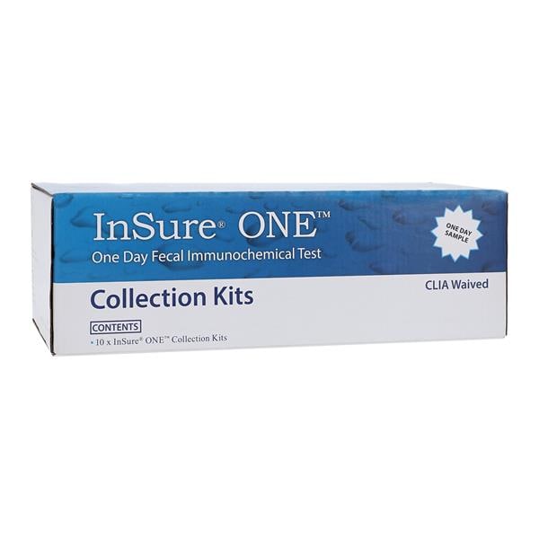 InSure FIT Collection FIT: Fecal Immunochemical Test CLIA Wvd f/ Clrctl CA 10/Pk, 12 PK/CA
