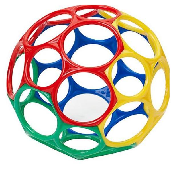Oball Physical Education Ball Assorted Colors Plastic