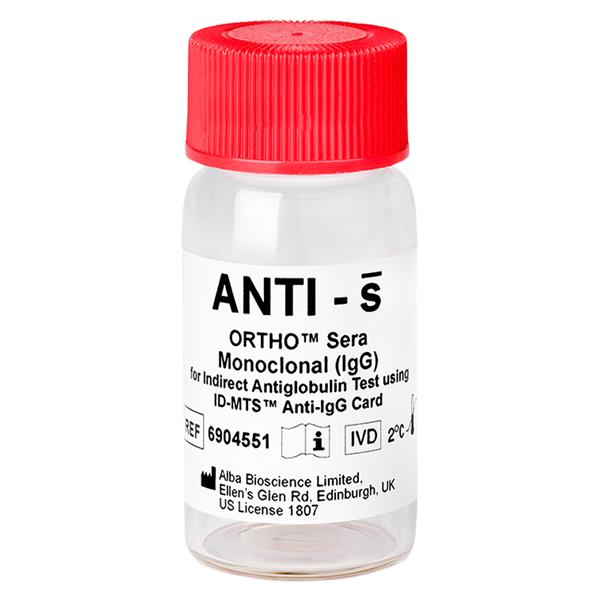 Ortho Reagent Sera Anti-s 5mL 1/Bx