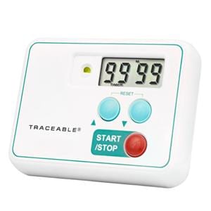 Traceable Countdown Timer 9999 minutes Audible/Visual Ea