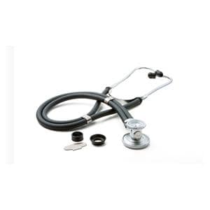 Adscope 641 Sprague Rappaport Stethoscope Adlt/Ped Blk Double Lumen Tubing Ea