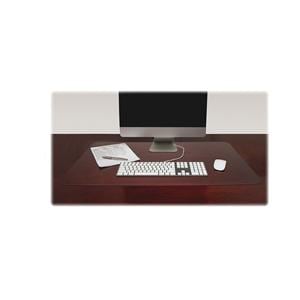 Lorell Rectangular Crystal Clear PVC Desk Pads 20 in x 36 in Ea