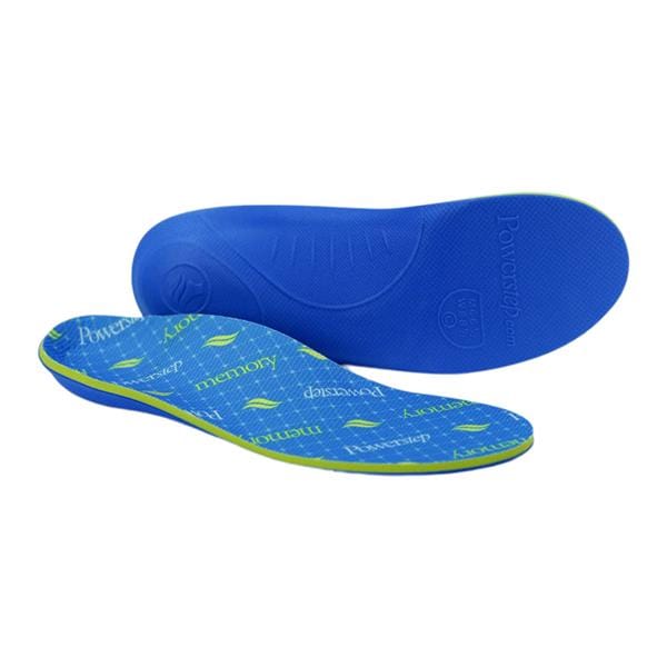 Powerstep Cushion Insole Blue Men 6-6.5 / Women 8-8.5