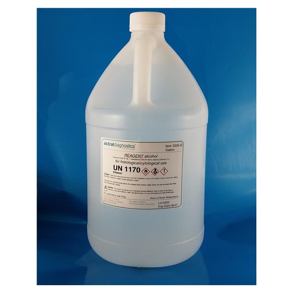 Ethanol Alcohol Reagent Ethyl, Methyl, Isoprophyl Blend Clear 1gal Ea