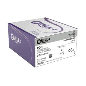 Quill Suture 3-0 20cm Polydioxanone Monofilament P-3 Violet 12/Bx