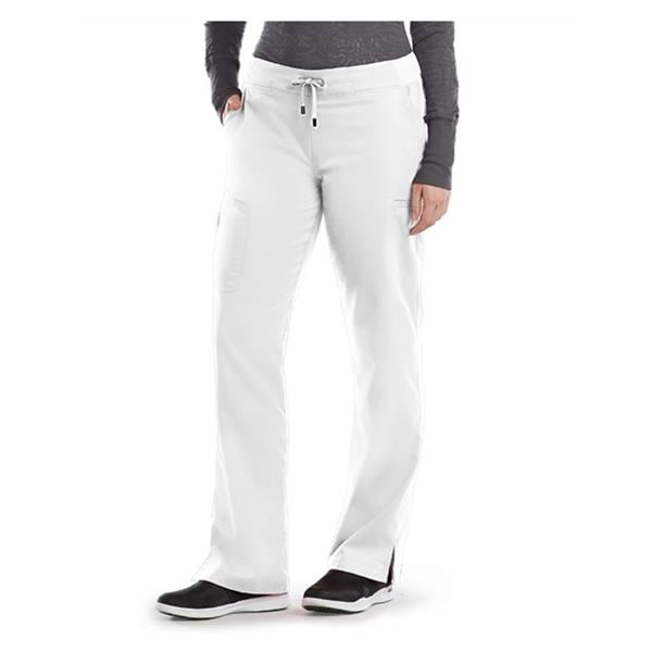 Greys Anatomy Cargo Pant 6 Pockets X-Large White Womens Ea
