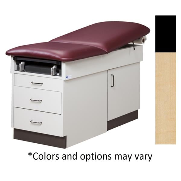 Family Practice Exam Table Black 400lb Capacity