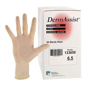 DermAssist Surgical Gloves 6.5