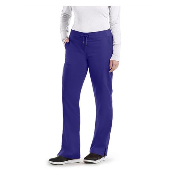 Greys Anatomy Cargo Pant 6 Pockets Medium Purple Rain Womens Ea