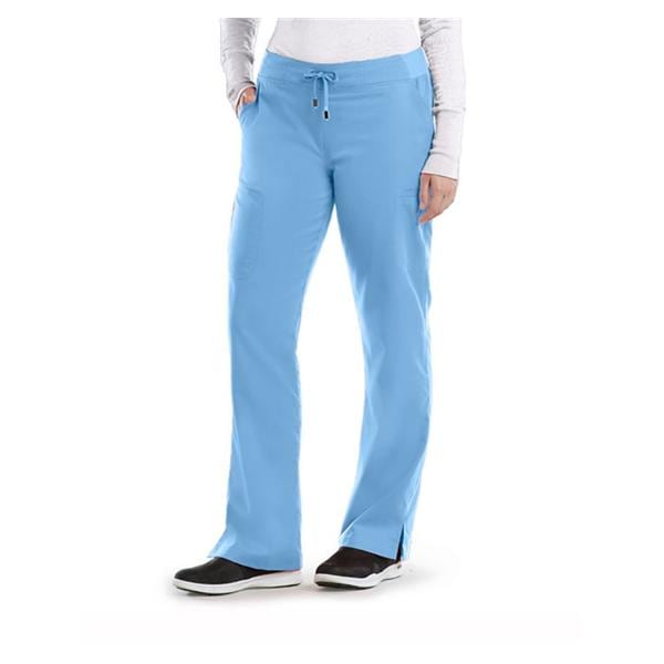 Greys Anatomy Cargo Pant 6 Pockets 2X Small Ceil Blue Womens Ea