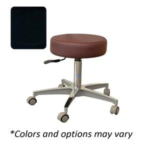 Five Series Exam Stool Black 300lb Capacity