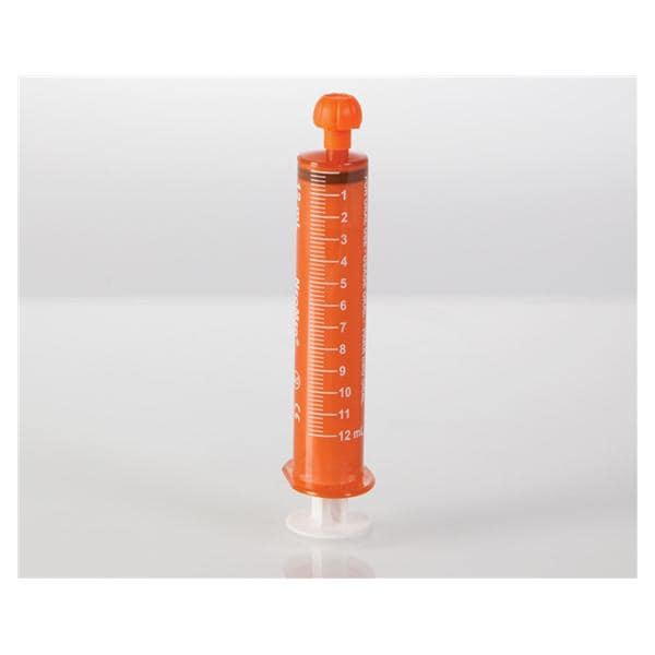 Medicine Dispenser Plastic Amber/White