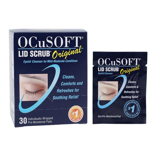 OcuSoft Original Scrub Pads Eyelid 30/Pk