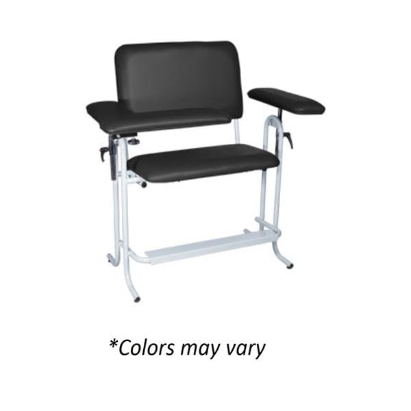 Tech-Med Upholstered Chair Black Bariatric/700lb Capacity 1/Ca
