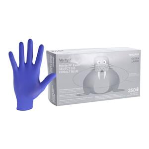 Nitrile Exam Gloves X-Large Cobalt Blue Non-Sterile, 10 BX/CA