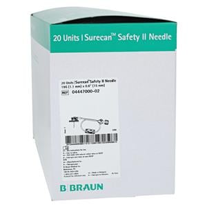 Surecan Safety II Port Access Needle 19gx15mm Safety 100/Ca