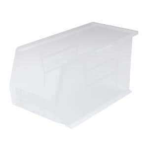 AkroBins Storage Bin Clear Polymer With Label Holder 18x8-1/4x9" 6/Ca