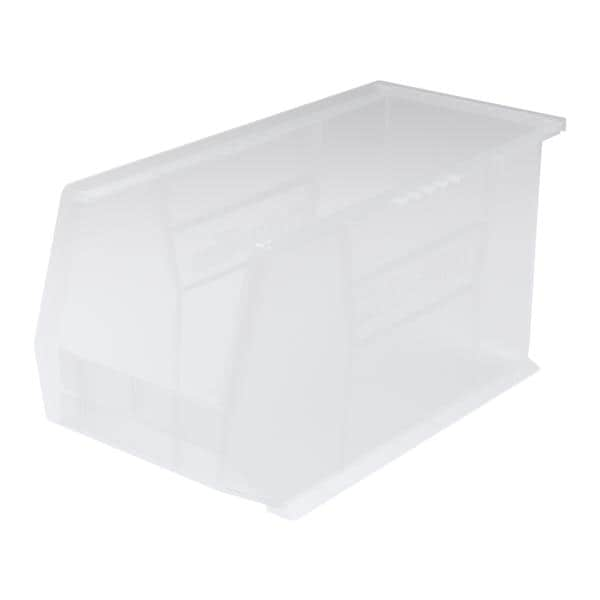 AkroBins Storage Bin Clear Polymer With Label Holder 18x8-1/4x9" 6/Ca