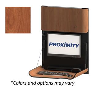 Classic CXT 28-Slim Computer Workstation MDF Wild Cherry Ea