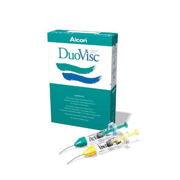 Duovisc Solution Viscoelastic System 0.35V-0.4P Prefilled Syringe Ea