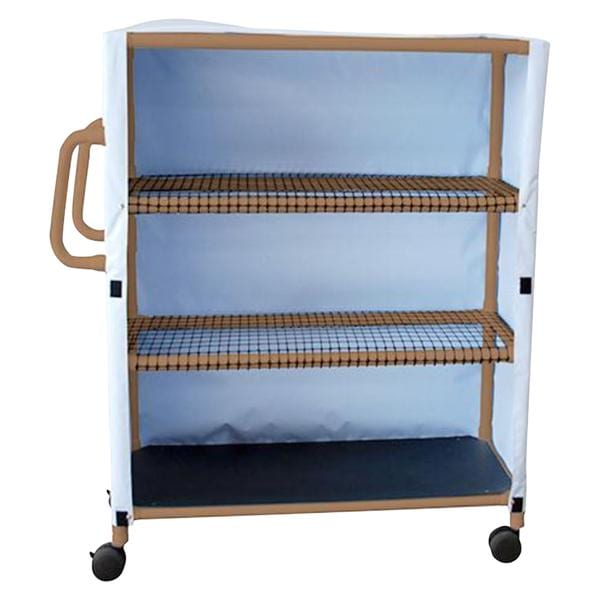 Cart Linen 20x45" Caster (3) Shelf Ea