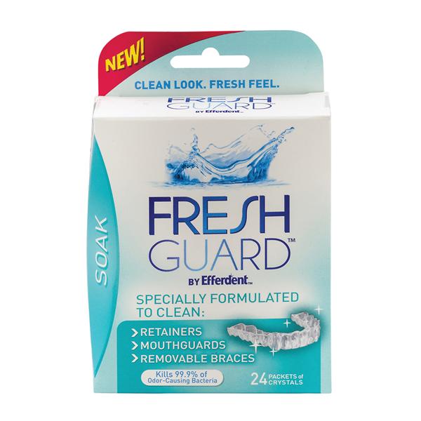 Fresh Guard Retainer Cleaner Effervescent Soak Individually Packaged 24/Bx